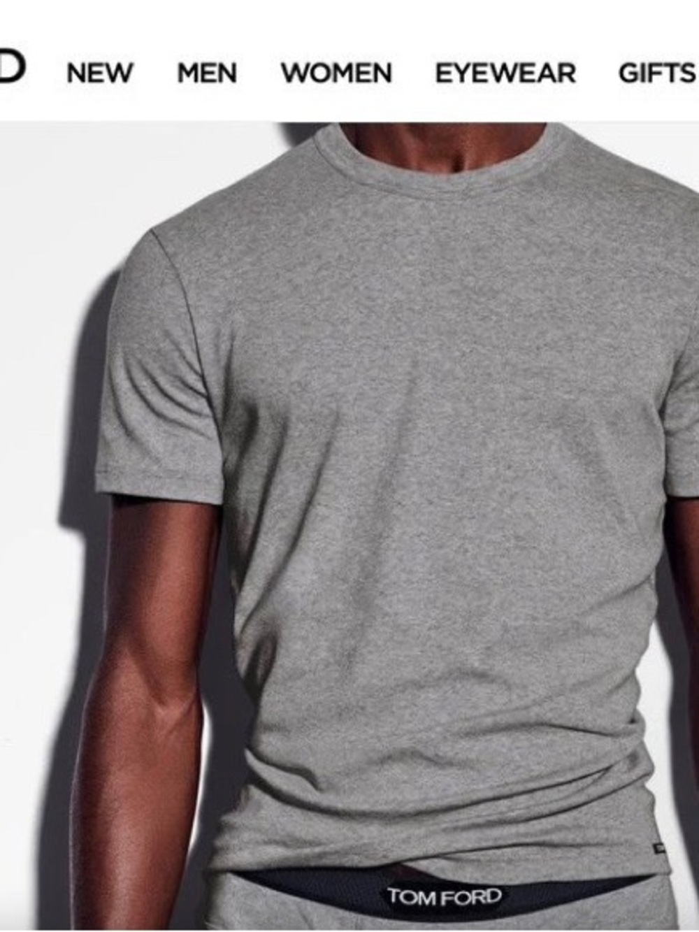 Tom Ford Men's Crew Neck T-Shirt